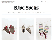 Tablet Screenshot of blocsocks.com